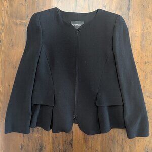 Sophisticated Emporio Armani Black Wool Jacket  - Size EU44